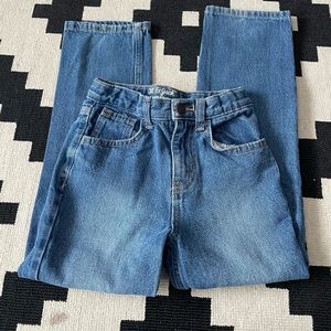 Kids size 7 slim blue jeans